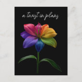 Wedding Date CHANGE Enclosure Card エンクロージャーカード (正面)