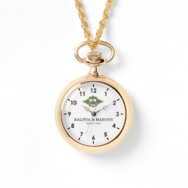 Wedding date couple name  腕時計