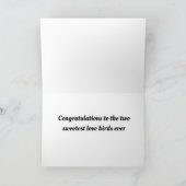 **WEDDING DAYに登場する非常に特別な愛の鳥» CARD カード (内部)