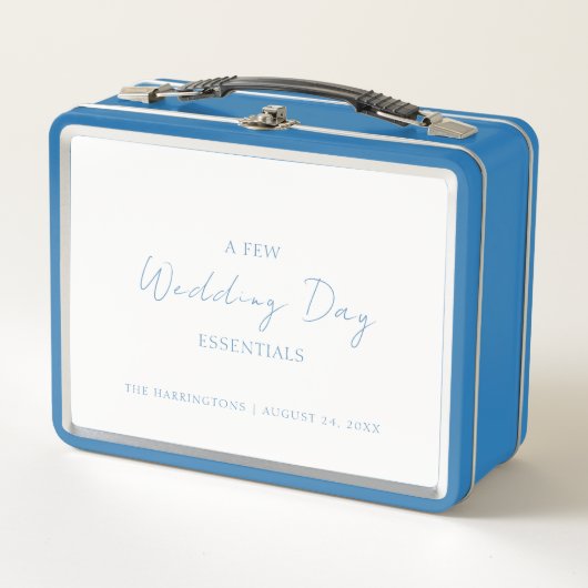 Wedding Day Essentials Emergency Bridal Kit Simple メタルランチボックス (正面)