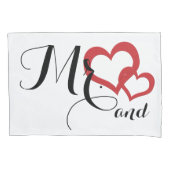 Wedding Design Bedroom Pillowcases氏および夫人 枕カバー (正面左)