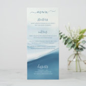 Wedding Dinner and Bar Menu Serene Blue Beach   メニュー (スタンド正面)