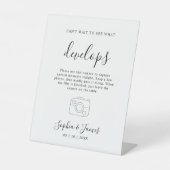 Wedding Disposable Camera Sign Wedding Photo Sign 台座サイン (正面)