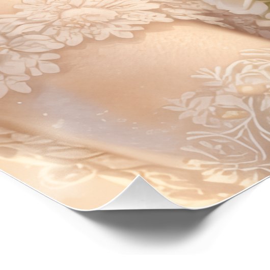 Wedding Dog Art Poster – Romantic Fantasy art ポスター (コーナー)