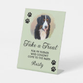 Wedding Dog Biscuit Bar Photo 台座サイン (正面)