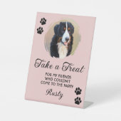 Wedding Dog Biscuit Bar Photo 台座サイン (正面)