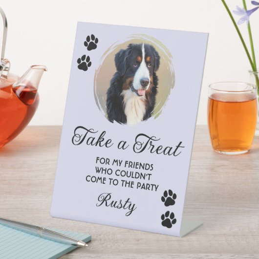 Wedding Dog Biscuit Bar Photo 台座サイン (インサイチュ)