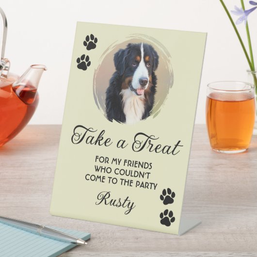 Wedding Dog Biscuit Bar Photo 台座サイン (インサイチュ)