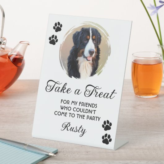 Wedding Dog Biscuit Bar Photo 台座サイン (インサイチュ)