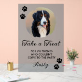 Wedding Dog Biscuit Bar with Photo アクリルサイン (ウェディング)