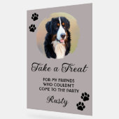 Wedding Dog Biscuit Bar with Photo アクリルサイン (傾斜)