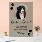 Wedding Dog Biscuit Bar with Photo アクリルサイン (ウェディング)