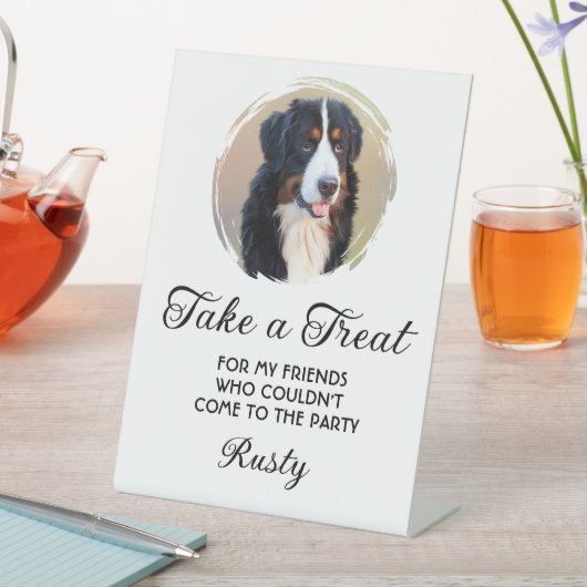 Wedding Dog Biscuit Bard Photo 台座サイン (インサイチュ)