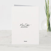 Wedding Doves with Ribbons and Peonies カード (裏面)