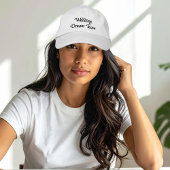 Wedding Dream Team,Bride,Bachelorette Personalized 刺繍入りキャップ