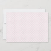 Wedding Dress and Shoes Bridal Shower Invitation 招待状 (裏面)