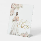 Wedding dress gown gifts and cards bridal shower t 台座サイン (正面)