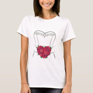 Wedding Dress T Shirt, Simple Marriage Bridal Show Tシャツ