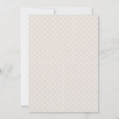 Wedding Dress with Shoes Bridal Shower Invitation 招待状 (裏面)
