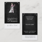 Wedding dresses-Bridesmaid Dresses-Bridal Dresses 名刺 (正面/裏面)