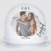 Wedding Engagement Keepsake Photo Couple Initials (正面)