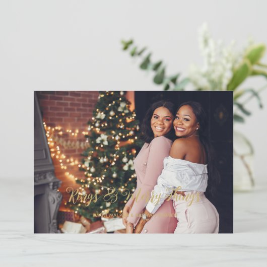 Wedding Exclusive Whimsical Golden Script 2 Photos シーズンカード (スタンド正面)