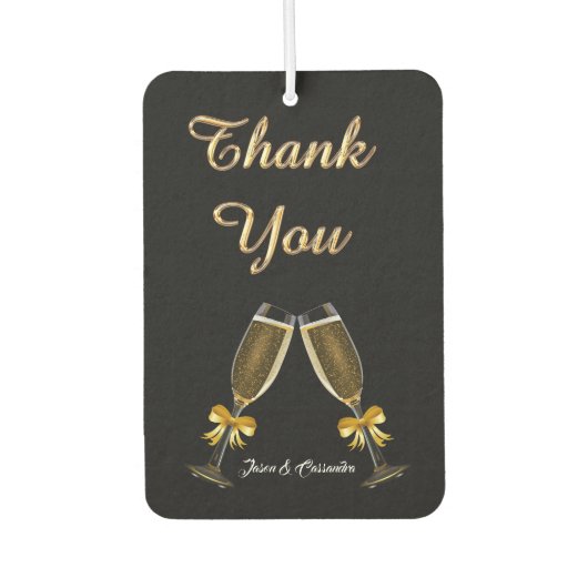 Wedding Favor カーエアーフレッシュナー (正面)