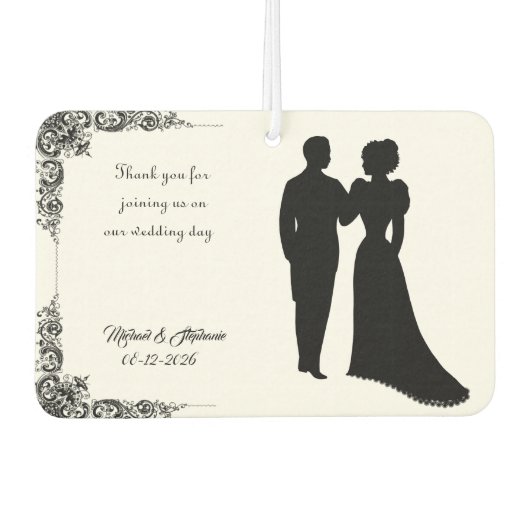Wedding Favor カーエアーフレッシュナー (正面)