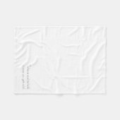 Wedding Favor Blanket フリースブランケット (正面(横))
