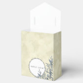 Wedding Favor Box with Ginko Leaves and Names フェイバーボックス (オープン)