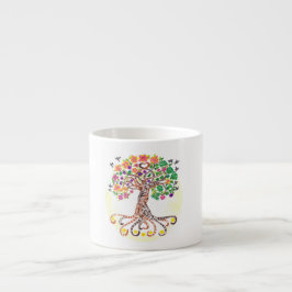 Wedding favors mandala trees of life エスプレッソカップ