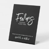 Wedding Favors Table Sign 台座サイン (正面)