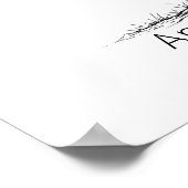 Wedding Fingerprint Tree Guest Book Alternative ポスター (角)