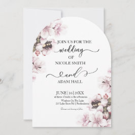 Wedding Floral Invitation 招待状