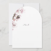 Wedding Floral Invitation 招待状 (裏面)