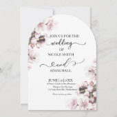 Wedding Floral Invitation 招待状 (正面)