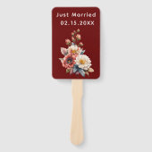 Wedding Floral Monogram  ハンドファン (正面)