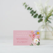 Wedding Florist Business Card 名刺 (スタンド正面)