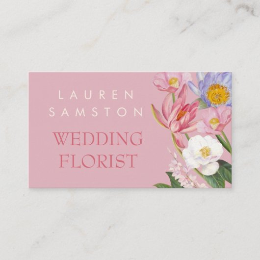 Wedding Florist Business Card 名刺 (正面)