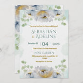 wedding flowers 招待状 (正面/裏面)