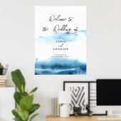 Wedding Foam Boards Sign Welcome. ポスター (ホームオフィス)