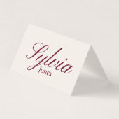 Wedding Foldable place card for dinner,engagement  (正面)