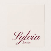 Wedding Foldable place card for dinner,engagement  (外部フラット)