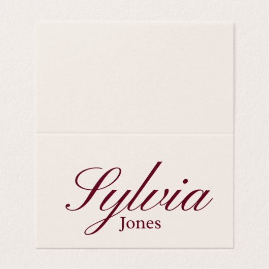 Wedding Foldable place card for dinner,engagement  (外部フラット)