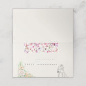 Wedding Folded Place Cards プレイスカード (外部開封)