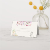 Wedding Folded Place Cards プレイスカード (正面)