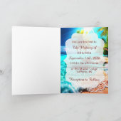 Wedding Folding Invitation Tropical Beach 招待状 (内部)
