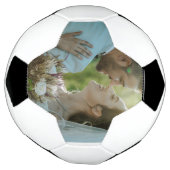 Wedding Gift Soccer Ball Custom Couple Image Desig サッカーボール (回転)