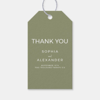 Wedding Gift Tags "Delicate Calla Lilies" ギフトタグ