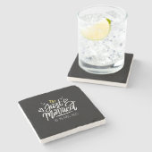 Wedding Gifts | 10th Wedding Anniversary ストーンコースター (横)